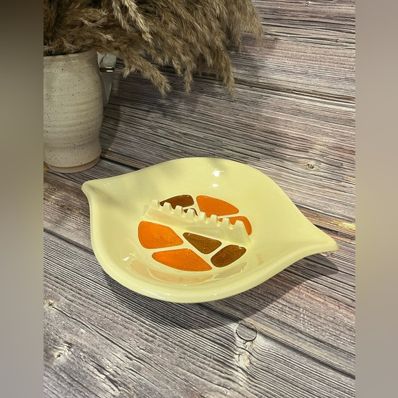 🧡California Pottery Atomic Mid-Century Modern Ceramic Ashtray A-41 – 1960s - Picture 2 of 8